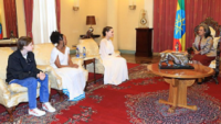 Ethiopia President meets Hollywood Actress Angelina Jolie