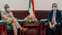 Abiy Ahmed of Ethiopia arrives Sudan
