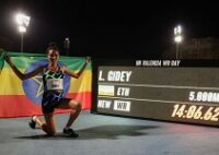 Letesenbet smashes 5,000 meters world record