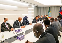 South Sudan President Salva Kiir visits Ethiopia