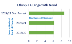 Ethiopia economy set to grow 8.7 percent this year