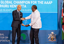 President Kenyatta becomes Africa Adaptation champion
