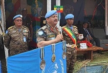 UNMISS Commander appreciates Ethiopian peacekeepers in South Sudan