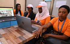 Young African girls innovating to tackle climate change