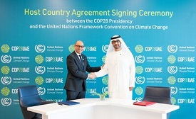 COP28 presidency, UNFCCC sign host country agreement
