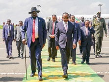 South Sudan president visits Ethiopia