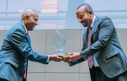 Ethiopian Airlines receives institutional achievement award