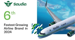 Saudia named world’s fastest growing airline brands