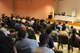 U.S. earth observation scientist lectures in Ethiopia