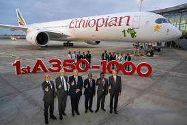 Ethiopian Airlines gets Africa's first Airbus A350 -1000