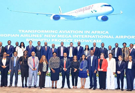 Ethiopian Airlines showcases new mega airport project