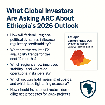 Report Shows Ethiopia’s Shifting Political Dynamics, Local Security Challenges