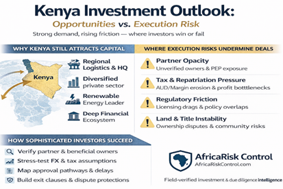 Kenya’s Investment Appeal Remains Strong, but Execution Risk Is Rising
