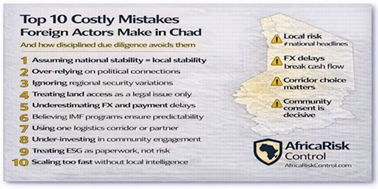 Political Continuity in Chad Masks Deeper Governance and Legitimacy Risks