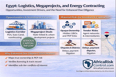 Egypt’s Logistics, Megaprojects, and Energy-Transition Contracting