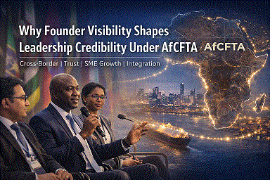 Why Founder Visibility Shapes Leadership Credibility Under AfCFTA